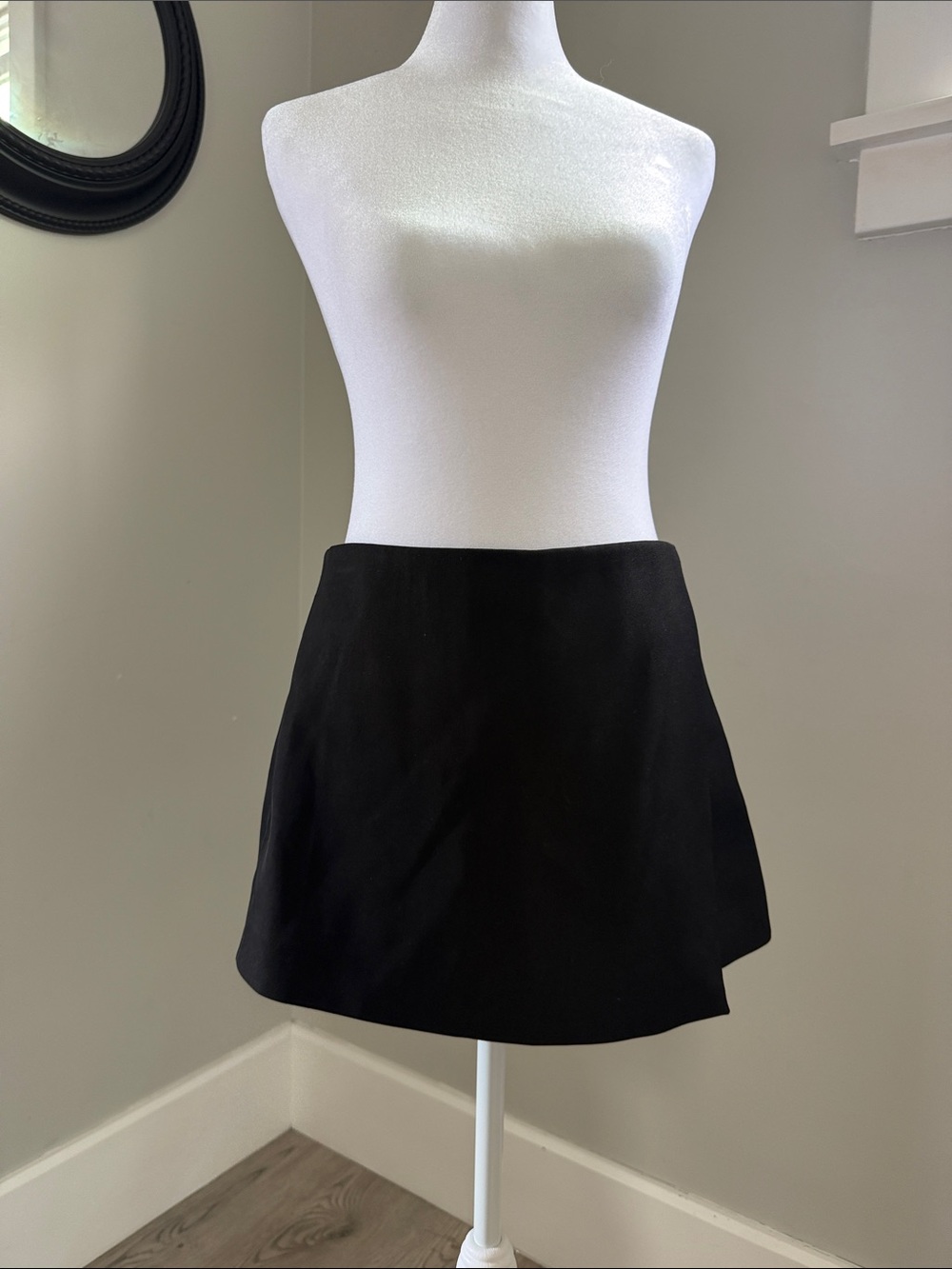Classic Black A-Line Women's Skort